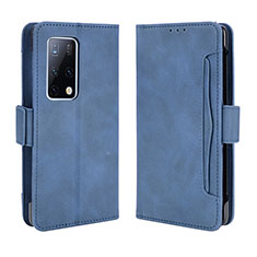 Handytasche Stand Schutzhülle Flip Leder Hülle BY3 für Huawei Mate X2 Blau