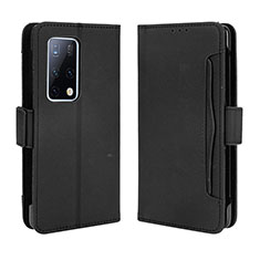 Handytasche Stand Schutzhülle Flip Leder Hülle BY3 für Huawei Mate X2 Schwarz