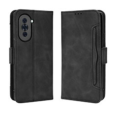 Handytasche Stand Schutzhülle Flip Leder Hülle BY3 für Huawei Nova 10 Pro Schwarz