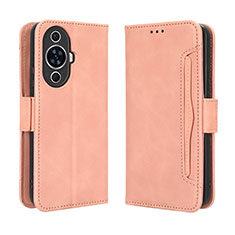 Handytasche Stand Schutzhülle Flip Leder Hülle BY3 für Huawei Nova 11 Rosa