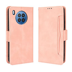 Handytasche Stand Schutzhülle Flip Leder Hülle BY3 für Huawei Nova 8i Rosa