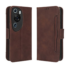 Handytasche Stand Schutzhülle Flip Leder Hülle BY3 für Huawei P60 Art Braun