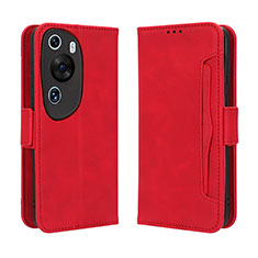 Handytasche Stand Schutzhülle Flip Leder Hülle BY3 für Huawei P60 Art Rot