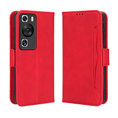 Handytasche Stand Schutzhülle Flip Leder Hülle BY3 für Huawei P60 Pro Rot