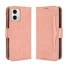 Handytasche Stand Schutzhülle Flip Leder Hülle BY3 für Motorola Moto G 5G (2023) Rosa