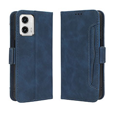 Handytasche Stand Schutzhülle Flip Leder Hülle BY3 für Motorola Moto G73 5G Blau