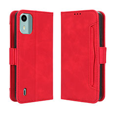 Handytasche Stand Schutzhülle Flip Leder Hülle BY3 für Nokia C12 Plus Rot