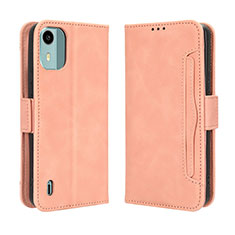 Handytasche Stand Schutzhülle Flip Leder Hülle BY3 für Nokia C12 Pro Rosa