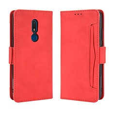 Handytasche Stand Schutzhülle Flip Leder Hülle BY3 für Nokia C3 Rot