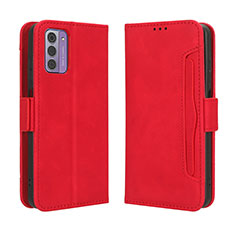 Handytasche Stand Schutzhülle Flip Leder Hülle BY3 für Nokia G310 5G Rot