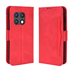 Handytasche Stand Schutzhülle Flip Leder Hülle BY3 für OnePlus 10 Pro 5G Rot