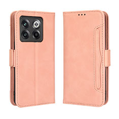 Handytasche Stand Schutzhülle Flip Leder Hülle BY3 für OnePlus 10T 5G Rosa