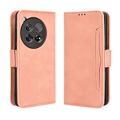 Handytasche Stand Schutzhülle Flip Leder Hülle BY3 für OnePlus 12 5G Rosa