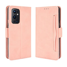 Handytasche Stand Schutzhülle Flip Leder Hülle BY3 für OnePlus 9 Pro 5G Rosa