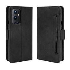 Handytasche Stand Schutzhülle Flip Leder Hülle BY3 für OnePlus 9 Pro 5G Schwarz