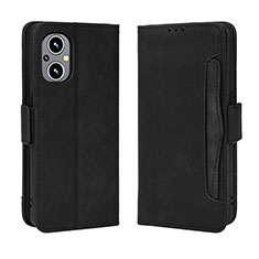 Handytasche Stand Schutzhülle Flip Leder Hülle BY3 für OnePlus Nord N20 5G Schwarz