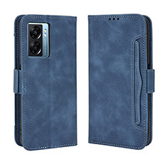 Handytasche Stand Schutzhülle Flip Leder Hülle BY3 für OnePlus Nord N300 5G Blau