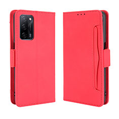 Handytasche Stand Schutzhülle Flip Leder Hülle BY3 für Oppo A53s 5G Rot