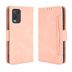 Handytasche Stand Schutzhülle Flip Leder Hülle BY3 für Oppo A54 4G Rosa