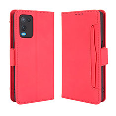 Handytasche Stand Schutzhülle Flip Leder Hülle BY3 für Oppo A54 4G Rot