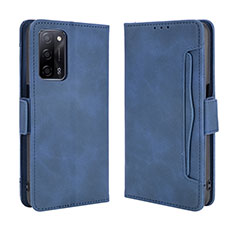 Handytasche Stand Schutzhülle Flip Leder Hülle BY3 für Oppo A55 5G Blau