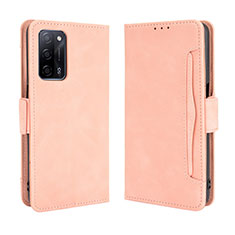 Handytasche Stand Schutzhülle Flip Leder Hülle BY3 für Oppo A55 5G Rosa