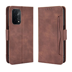 Handytasche Stand Schutzhülle Flip Leder Hülle BY3 für Oppo A74 5G Braun