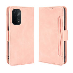 Handytasche Stand Schutzhülle Flip Leder Hülle BY3 für Oppo A74 5G Rosa