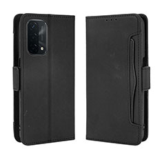 Handytasche Stand Schutzhülle Flip Leder Hülle BY3 für Oppo A93 5G Schwarz