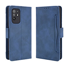 Handytasche Stand Schutzhülle Flip Leder Hülle BY3 für Oppo A94 5G Blau