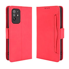 Handytasche Stand Schutzhülle Flip Leder Hülle BY3 für Oppo A95 5G Rot