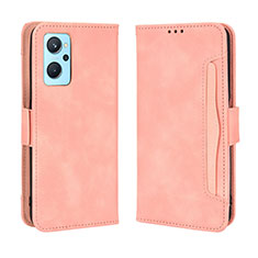 Handytasche Stand Schutzhülle Flip Leder Hülle BY3 für Oppo A96 4G Rosa