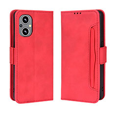 Handytasche Stand Schutzhülle Flip Leder Hülle BY3 für Oppo A96 5G Rot