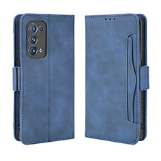 Handytasche Stand Schutzhülle Flip Leder Hülle BY3 für Oppo Reno6 Pro 5G Blau