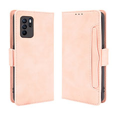 Handytasche Stand Schutzhülle Flip Leder Hülle BY3 für Oppo Reno6 Z 5G Rosa