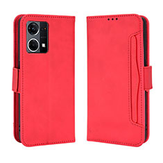 Handytasche Stand Schutzhülle Flip Leder Hülle BY3 für Oppo Reno7 4G Rot