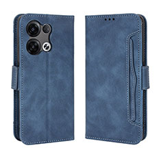 Handytasche Stand Schutzhülle Flip Leder Hülle BY3 für Oppo Reno8 5G Blau