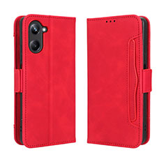 Handytasche Stand Schutzhülle Flip Leder Hülle BY3 für Realme 10 Pro 5G Rot