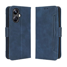 Handytasche Stand Schutzhülle Flip Leder Hülle BY3 für Realme 10 Pro+ Plus 5G Blau