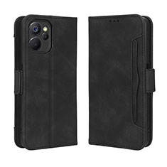 Handytasche Stand Schutzhülle Flip Leder Hülle BY3 für Realme 10T 5G Schwarz