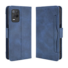 Handytasche Stand Schutzhülle Flip Leder Hülle BY3 für Realme 8 5G Blau