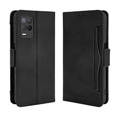 Handytasche Stand Schutzhülle Flip Leder Hülle BY3 für Realme 8 5G Schwarz