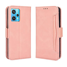 Handytasche Stand Schutzhülle Flip Leder Hülle BY3 für Realme 9 4G Rosa