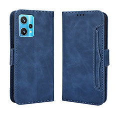 Handytasche Stand Schutzhülle Flip Leder Hülle BY3 für Realme 9 5G Blau