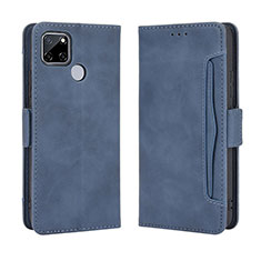 Handytasche Stand Schutzhülle Flip Leder Hülle BY3 für Realme C12 Blau