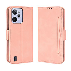 Handytasche Stand Schutzhülle Flip Leder Hülle BY3 für Realme C31 Rosa