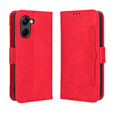 Handytasche Stand Schutzhülle Flip Leder Hülle BY3 für Realme C33 Rot