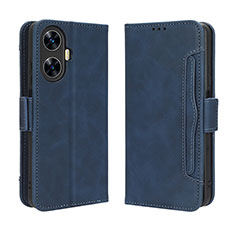 Handytasche Stand Schutzhülle Flip Leder Hülle BY3 für Realme C55 Blau