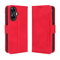 Handytasche Stand Schutzhülle Flip Leder Hülle BY3 für Realme C55 Rot