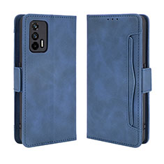 Handytasche Stand Schutzhülle Flip Leder Hülle BY3 für Realme GT 5G Blau